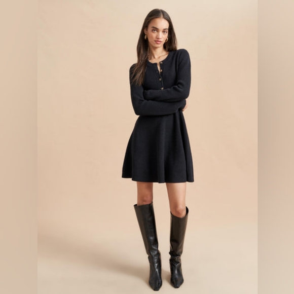 NWT La Ligne Juliette Dress, Size M, Dark Navy - Picture 3 of 7